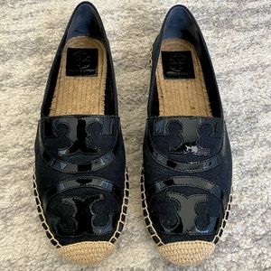 Tory Burch Poppy Espadrille in Black